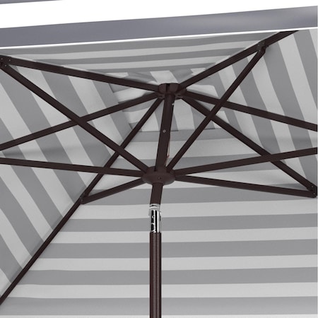 Safavieh 7.5 ft. Elsa Square Umbrella Black & White PAT8403A